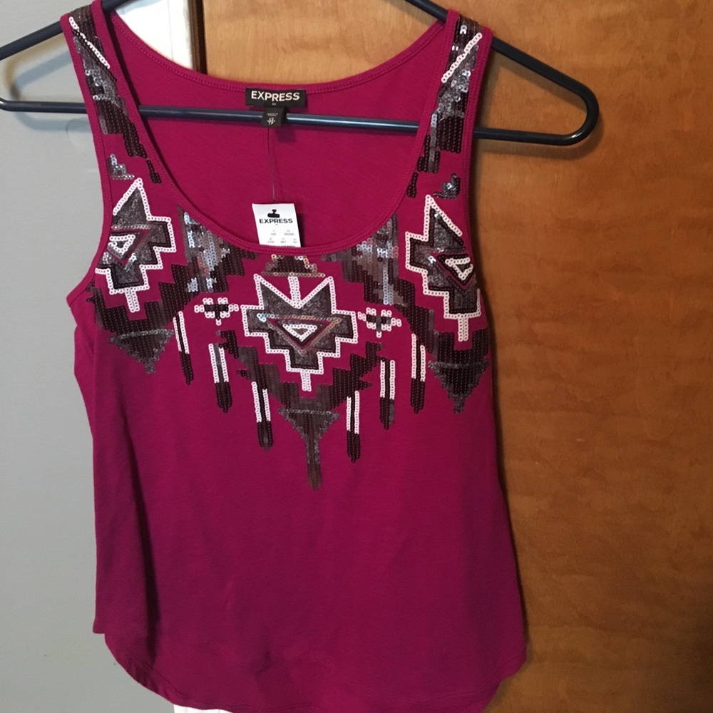 Tank top with the tags still attached